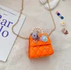 Mini bolsos de bolsos de embrague Niños Messenger Bag Baby niña Pequeña moneda Pearl Crossbody Bag
