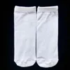 White Sock Sublimação Impressão em branco Digital Digital Diy Parte Casual Duas Sidered Mulher Meias Vários Tamanhos 1 9WG K2