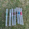 Latest Colorful Diamond Filter Handmade Glass Preroll Rolling Cigarette Cigar Smoking Portable Herb Tobacco One Hitter Mouthpiece Tip Mouth