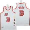 Mens Basketball Mitchell och Ness 3 Wade 33 Mourning 34 Allen 10 Hardaway Brodery Logo Sydd Retro Throwback 2003 2004 1994 Jerseys