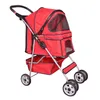 4 Wheels Pet Stroller Cat Dog Cage Stroller Travel Folding Carrier 5 Color 04T232g