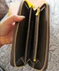 2021 Hela varumärkesplånbokdesigner Kvinnor Purse Cowhide Plånböcker Mens Letter Holders Burse Pocket Bag No Box304M335Q