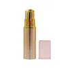 Empty Plastic Silver Gold Airless Refillable Bottle Vacuum Pump UV Clear Cover 5ML 10ML Luxury Cosmetics Serum Lotion Emulsion Packaging Container