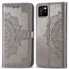 Folio Cover Premium кожаный кошелек с тиснением мандалы капюшовый корпус для iPhone 12 Pro Max 11 6.1 XS XR iPhone SE iPhone 6 6S 7 8 плюс