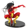 14cm Bishoujo heykel Spider-Woman Eylem Şekil 1/7 Ölçekli Örümcek Kadın PVC Koleksiyon Figürinler Model Oyuncak Hediyeleri T200413259Z