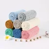 Couvertures Swaddling Tricoté Coton Été Trucs pour les nés Swaddle Poussette Couverture Vêtements Cobertor Infantil Wrap Mensuel Enfants Quilt 220927