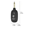 A8 Guitar Wireless System Ultra High Werfter Transiver Electric Bassion Bleantible Resplible Guitar Transmitter 50m