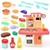 23- Cuisine Jouet Miniature Mini Plastique Alimentaire Fille Enfants Coupe Légumes Fruits Cuisine Maison Ensemble Jouet Pour Enfants Cadeau LJ201009