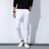 Luxury Men White Jeans Fashion Casual Classic Style Slim Fit Soft Trousers Male Brand Advanced Stretch Denim Pants1