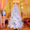 Białe Choinki Cedar Wyposażenie Drzewo Sztuczne Choinkowe Dekoracje Chrismas Home Party Xmas Tree Hotel Shop Okno