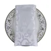 Haute qualité 48 * 48 cm Europe Jacquard Hôtel Banquet Serviette de table pour la décoration de fête de mariage Serviette en polyester blanc 6pcs / lot Y200328