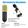 Hot MK-F200TL Professional Microphone USB Condenser Microphone for Video Recording Karaoke Radio Studio Microphone for PC Computer