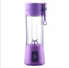 2021 380ml Personlig Blender Portable Mini Blender USB Juicer Cup Electric Juicer Bottle Fruit Vegetable Tools