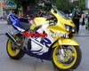 Parti della carrozzeria della moto per Honda CBR900RR 919 CBR900 CBR 900RR RR Kit carenatura moto Fireblade 1998 1999 98 99 Bianco Giallo Blu