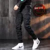 Mode Tactical Cargo Pants Män Sport Joggers Casual Streetwear Hip Hop Slim Fit Trousers 220311