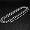 Chains Round Beads Stainless Steel Women Men's Steampunk Collier Collares Necklaces Costume Jewelry Accessories Retail Wholesale