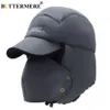 Buttermere men039s chapéus de inverno bombardeiro russo café algodão earflap bonés máscara masculina destacável boné de beisebol pele quente ushanka hat5160533