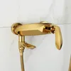 Bathroom Shower Sets Nordic Copper Light Luxury And Simplicity Golden Bathtub Faucet Simple Cold