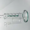 In Stock Straight Tube Hookahs Smoking Accessories Glass Bong Fab Egg With Inline Perc Dab Rigs 5 Colors Option Water Pipes Oil Rig With Bowl WP2161