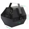 Gratis leverans 25W AC110V Mini Bubble Machine Lätt att bära scenbelysning för bröllop / bar / scen svart grossist