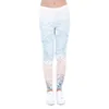 브랜드 섹시한 여성 레깅스 인쇄 피트니스 레깅스 패션 슬림 레깅스 높은 허리 레깅스 여성 바지 / 50 H1221