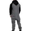 Men Overalls Brand Long Sleeve Sweatshirt One-piece Garment Pajama Casual Tracksuit Jumpsuit Splicing Long Sleeve Male Clothes LJ201125
