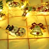 Snowman Christmas Led Light Merry Decor för Hom Santa Claus Tree Ornaments Xmas Navidad Natal Year Y201020