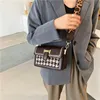 HBP Houndstooth Design Small Square Moda Moda Bolsas femininas de alta qualidade colorido color crossbody style european atacado