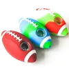 Rugby design smoking about 4''pipes Silicone Pipe Personality Portable Tobacco Pipes with bowl
