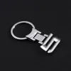 Zinc Alloy Metal Car Key Ring KeyRings Keychain Nyckelkedja Bilstyling för 1 3 5 7 x Key Holder