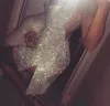 Sexy Hot Partygpwn Strap Sequins Robes de soirée courtes Taille S à L Stock pas cher Livraison gratuite