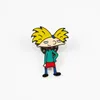 Cartoon Arnold Pins Fun Anime Jongen Emaille Collectie Mode tv Show Broche voor Rugzak Badge voor Tas Revers Sieraden vrienden Gift3829513