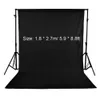 Photography Studio Background Screen Non-woven Fabric Backdrop 1.8X2.7M/5.9X8.8ft Black/White/Green For Studio Photo Lighting