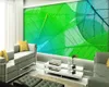 3d Green Plants Wallpaper Modern Minimalist Transparent Green Leaf Vein TV Background Wall 3d Leaves Mural Wallpaper