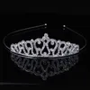 Girls Crystal Tiara Crown Rhinestone pannband Hårpinnar Tillbehör Kvinnor Party Jewelry Princess Headdress M4251