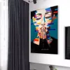 100% ручная роспись на холсте Пикассо известный стиль произведения искусства для гостиной домашний декор фотографии холст картины настенный постер Z307S