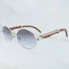 20% korting op 2023 All-match houten mannen Carter Oval Round Buffalo Horns Dames Luxe Trending Product Vintage brillen Gafas Sol