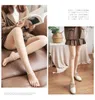 autumn and winter fashion Socks and warmth wear plus velvet thick imitation nylon leggings pants high waist color female stepped S7451312