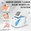 Professionell 808nm Diod Laser Hårborttagning Maskin Body Facial Hårborttagning Alla hudtyper Permanent 808 Hårborttagningsmaskin för salong