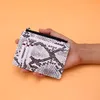 DHL60pcs Lady zipper card bag Serpentine coin purse fashion simple fringe ultra-thin small wallet