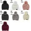 7 stijlen vrouwen pom pom mutsen verwijderbare meisje winter gebreide hoeden buiten afneembare pompom hoed Knit cap M4024