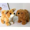 Interactive Plush Puppy Electronic Toys Cute Robot Dog Funny Plush Toys For Children Birthday Christmas Birthday Gift LJ201105