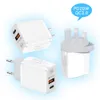 EU US UK Plug 20W Fast Super Charger con PD TYPE-C Caricabatterie USB QC3.0 Caricabatterie da muro per cavo di ricarica per smartphone Samsung s20