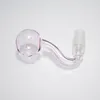 14mm Male joint colorful glass bowls Pyrex Glass Oil Burner Pipe Tobacco 30mm big Bent Bowl Hookah Adapter Thick Bong Pipes gray black pink blue Smoking Shisha Tubes