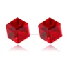 Crystal Magnet Stud örhängen Diamond Cube Clip on Ear Rings for Women Men Fine Fashion Jewelry Will and Sandy