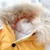 Winterhonden jas jas bont kraag kleding voor kleine middelgrote honden kostuum warme puppy -outfit chihuahua bulldog huisdier kleding pug 20103030