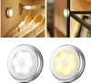6 LED Işık Lambası PIR Otomatik Sensör Hareket Dedektörü Kablosuz Kızılötesi Kullanımı Evde Kapalı Dolaplar / Dolaplar / Çekmeceler / Merdiven