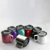 GÜÇ KAYNAĞI! 18 oz Ofis Kahve Kupaları Püskürtme Plastik Paslanmaz Çelik Su Şişeleri 7 Renkler Içme Süt Kupaları Için Kapaklı A12