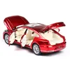 Diecast Model Car CC 1:32 Lega di metallo Alta simulazione Auto Luci Ragazzi Giocattoli Veicoli Regali per bambini Bambini LJ200930
