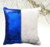 Sequin Pillows Case DIY Mermaid Cushion Cover Reversible Sequins Decorative Pillowcase 40*40cm Home Decor 11 Style BT917